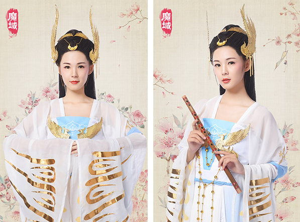 仿佛游戏中的女神一般也让人简直难分清她是不是从画中穿越而来 仿佛游戏中的女神一般也让人简直难分清她是不是从画中穿越而来